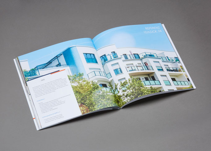 Architekturbroschüre Immagebroschüremgeöffnet