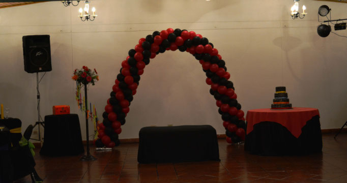 Decoración con bombas Cajicá