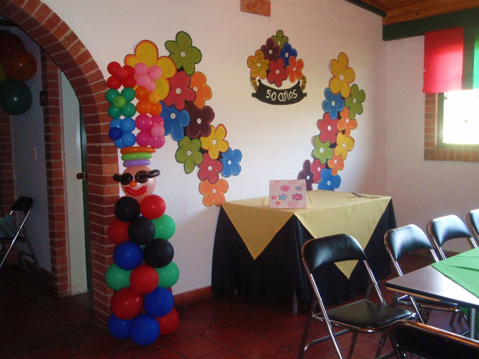 Decoración con bombas