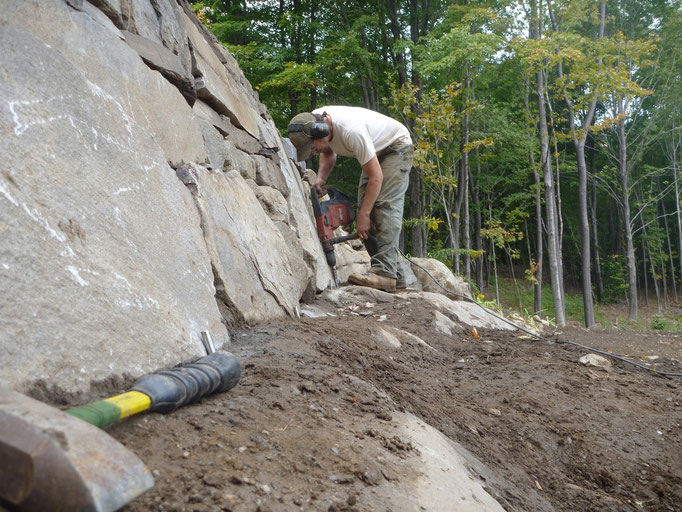 Pinning the ledge wall