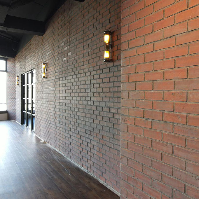 Wandverkleidung - Design Tapete Ziegeloptik