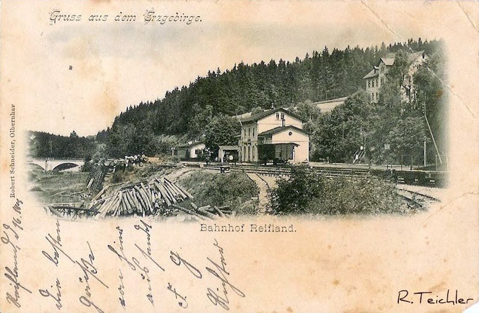 Wünschendorf Erzgebirge Karte: Archiv Teichler