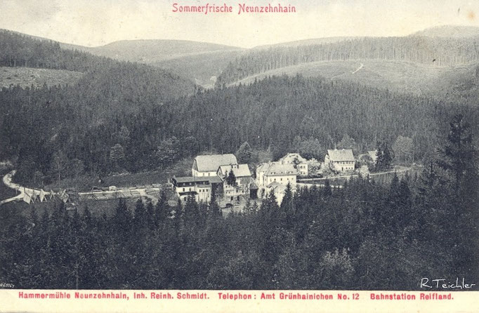 Wünschendorf Erzgebirge 1920 Neunzehnhain