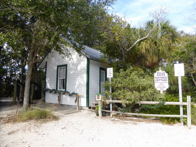 Bild: Das alte Belle Haven Cottage im Historischen Park von Anna Maria Island