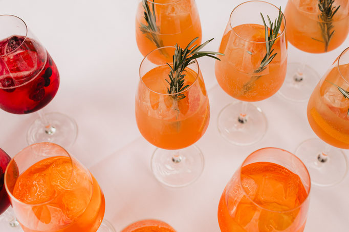 Aperol, Sektempfang auf der Hochzeit