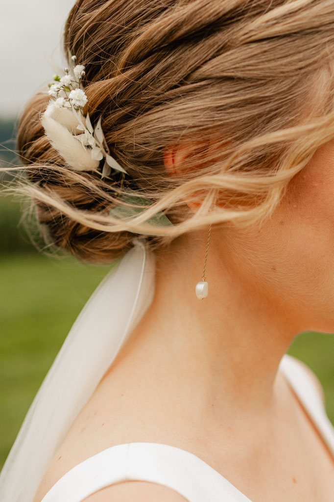 Ohrringe Perlen Braut, Schmuck Hochzeit