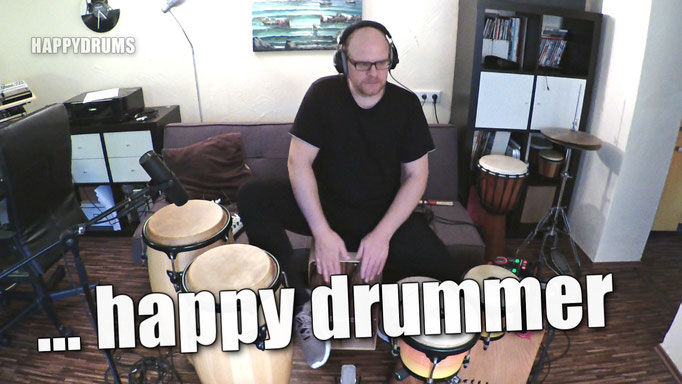 Live looping session "I'm a happy drummer"