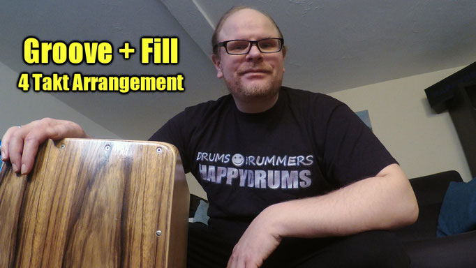 Cajon Groove plus Fill kombinieren