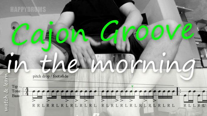 cajon morning groove