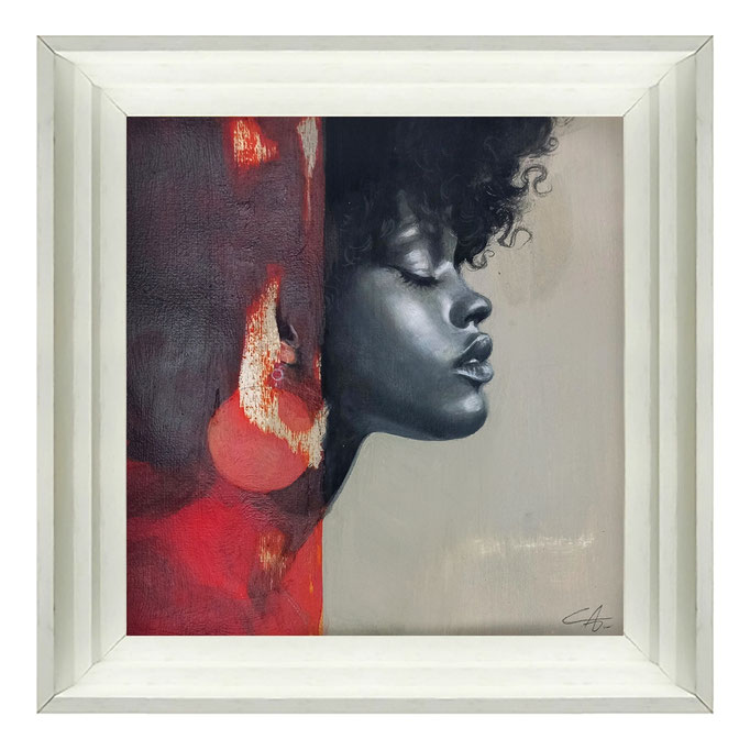 ARSEGO_Geometrie Variabili_Acrylique et pierre noire_20x20cm_90€