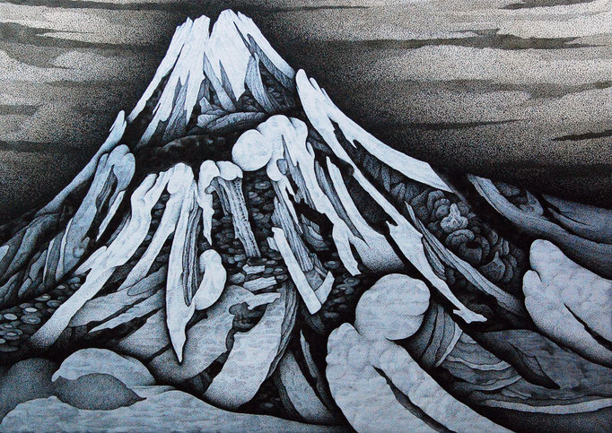 Fuji (Immortal mountain) / 728x1030(mm)