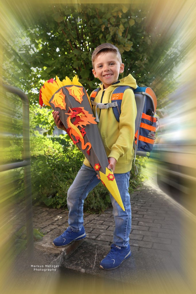 Porträt Einschulung, Einschulungsbild im Ostalbkreis, erster Schultag, https://www.markus1.de, markus, metzger, fotograf für Schule und Kids