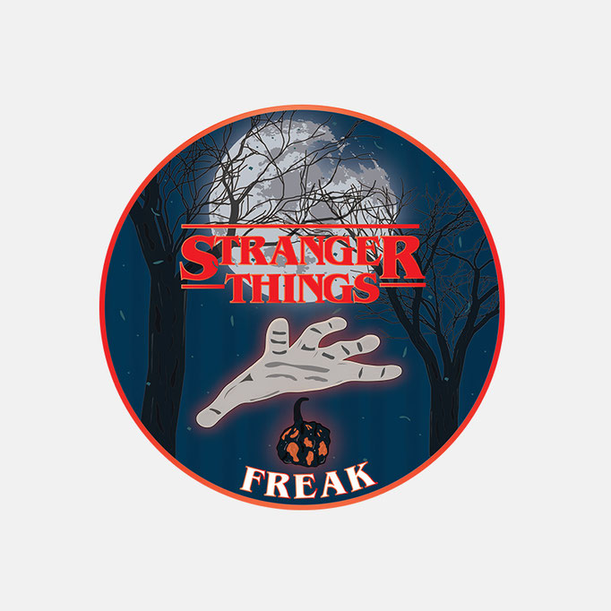 "Stranger Freak""-Stranger Things t-shirt design