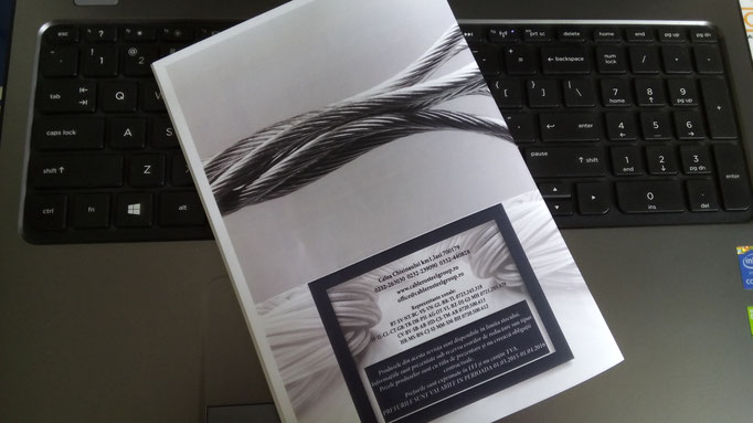 Brochure design for wire steel rope manufacturer