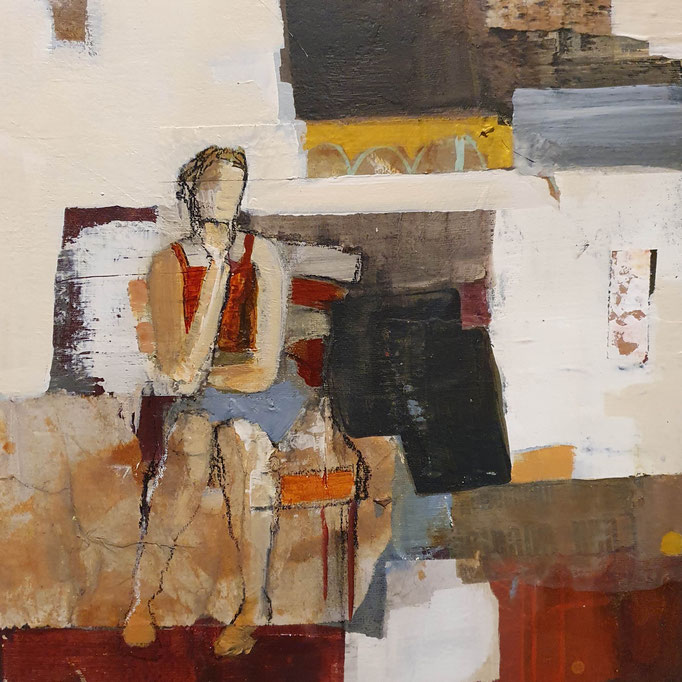 30 x 30 cm auf Malplatte