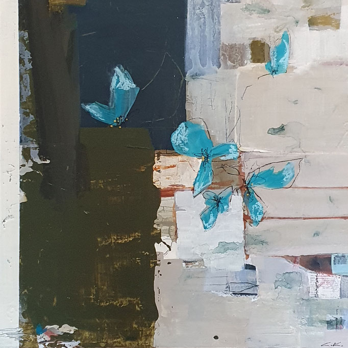 50 x 50 cm auf Malplatte