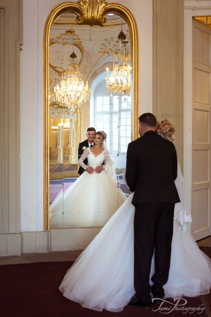 Schloss Ludwigsburg, Fotoshooting, Brautpaar