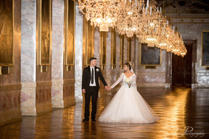 Hochzeit, Schloss Ludwigsburg, Ahnengalerie, TamiFoto