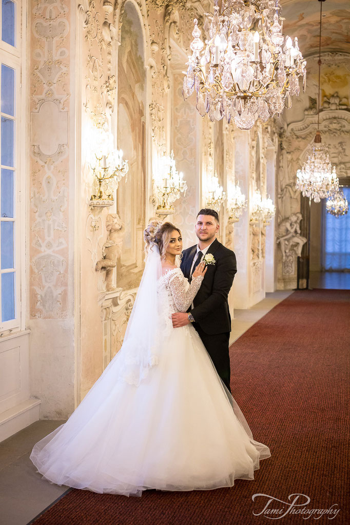 Schloss Ludwigsburg,  Östliche Galerie, Brautpaarshooting