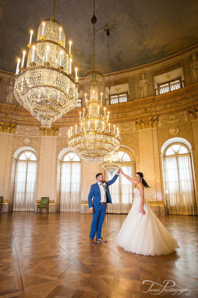 Hochzeit, Heiraten im Residenzschloss Ludwigsburg, Hochzeitsfotograf, Marmorsaal