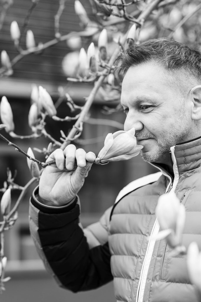 Sascha Uvira beim Fotoshooting "Gesichter des Lebens"