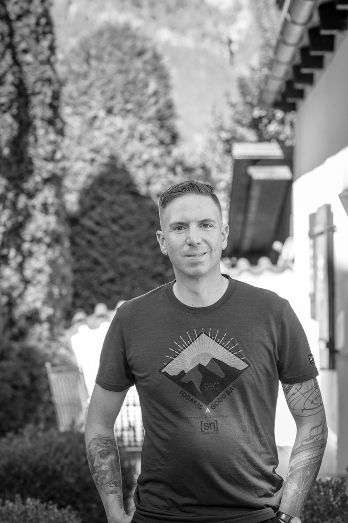 Timo beim Fotoshooting "Gesichter des Lebens"