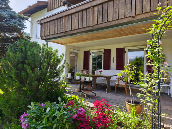 Unser Outdoor-Wohnzimmer. Sehr bequem!