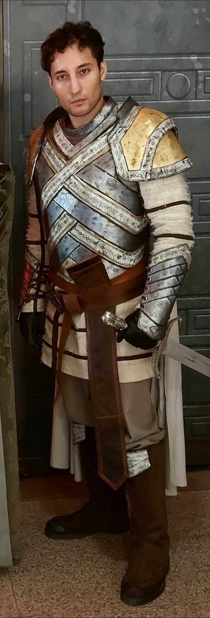 Kings Guard costume for the premiere of 'House of the Dragon'.