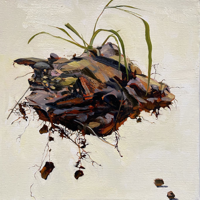 Sputnik, 12” x 12”, oil on canvas, $975