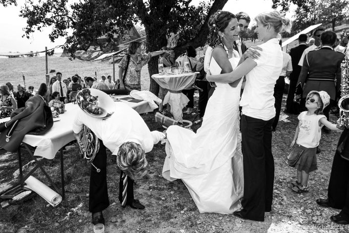 Augenblick an einer Hochzeit