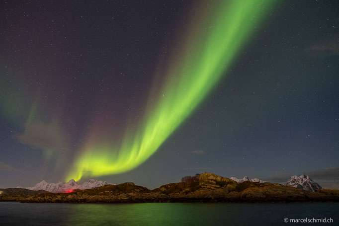 Polarlichter, Lofoten, Norwegen