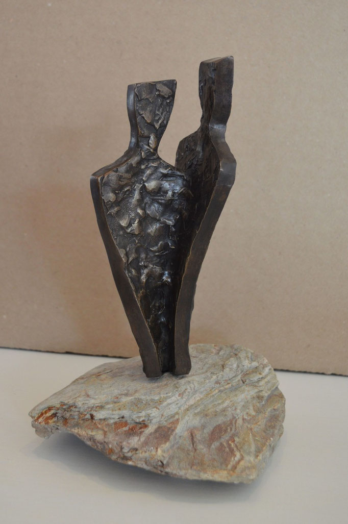 Geborgen - brons (unica) - verkocht