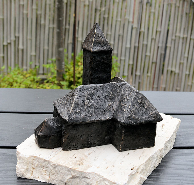 Herv. Kerk Den Ham - brons 15x11x13 cm - beschikbaar