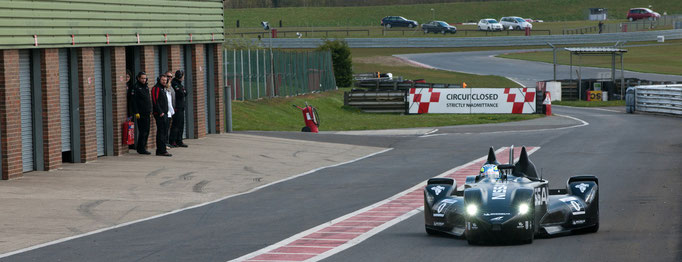  Motorsport Nissan Delta Wing Testlauf in Snetterton