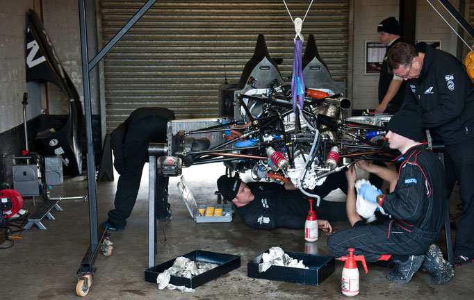  Motorsport Nissan Delta Wing Testlauf in Snetterton