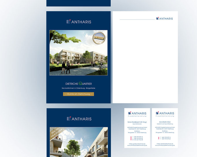 Corporate Design der ANTHARIS Gruppe.