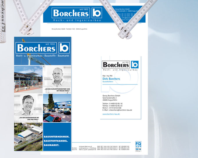 Borchers Corporate Design, Geschäftsausstattung.