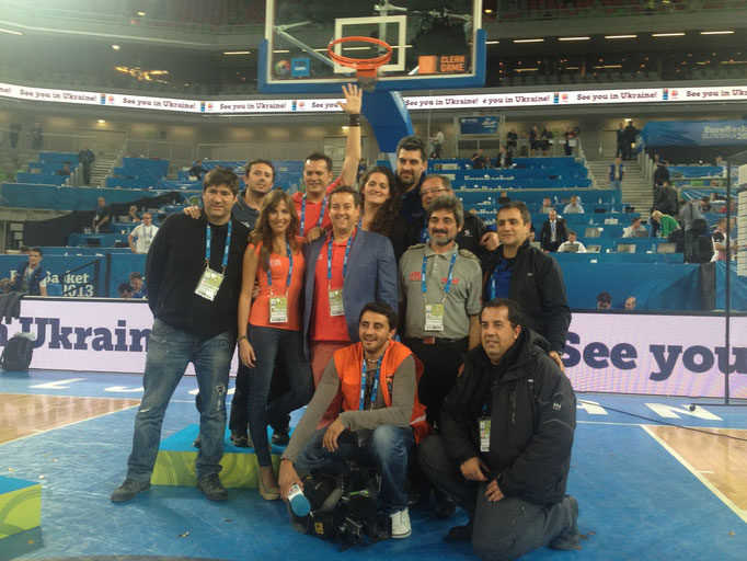 Equipazo de Mediaset en el Eurobasket - Eslovenia 2013