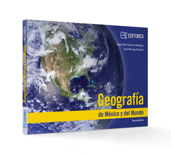 Portada para libro. Geografía. Educación secundaria. Ek Editores. 2013.