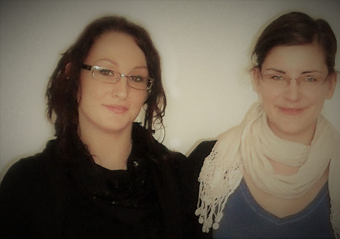 Giulia Riboli with Carolina Eyck - Theremin Summer Academy 2011 - Colmar (Francia)