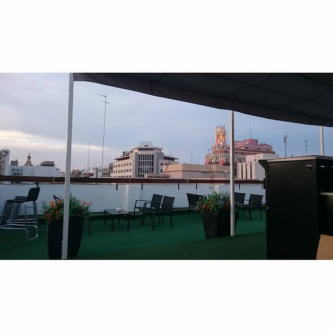 Terraza del Hotel Sweet Continental 