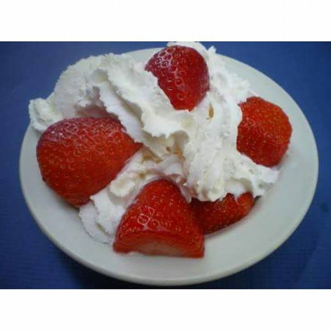 Fresas con nata