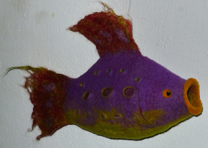 Felted fish Hannibal