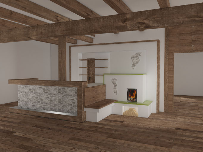 Ortner Speicherofen - HeimweH Design - Kloss Wohnherd