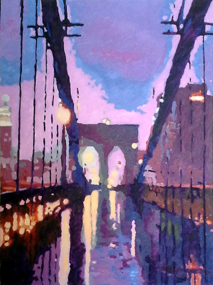 Brooklyn Twilight, 40x30, SOLD