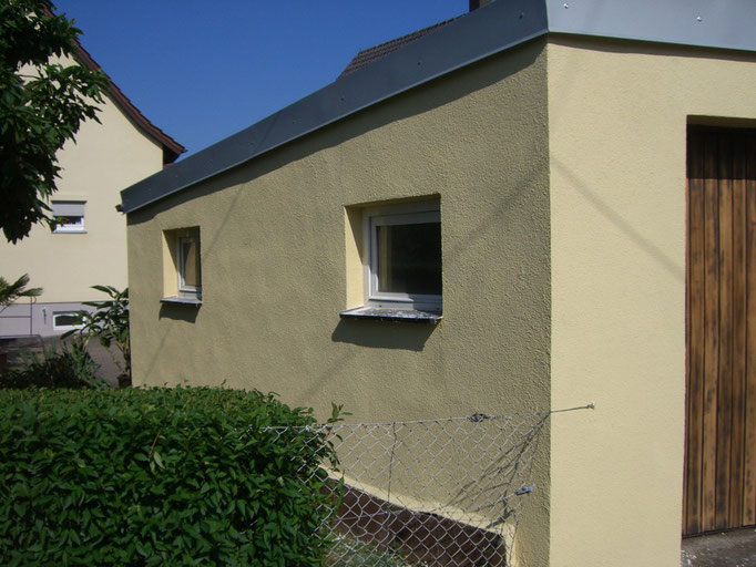 Gewebeputz mit Farbanstrich in Herlikofen