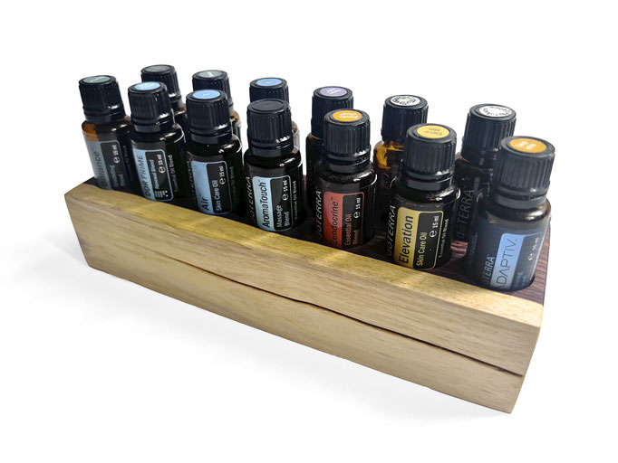 Pao Rosaholz Aufsteller/Display für 13 Fl. dōTERRA oil Nr.1