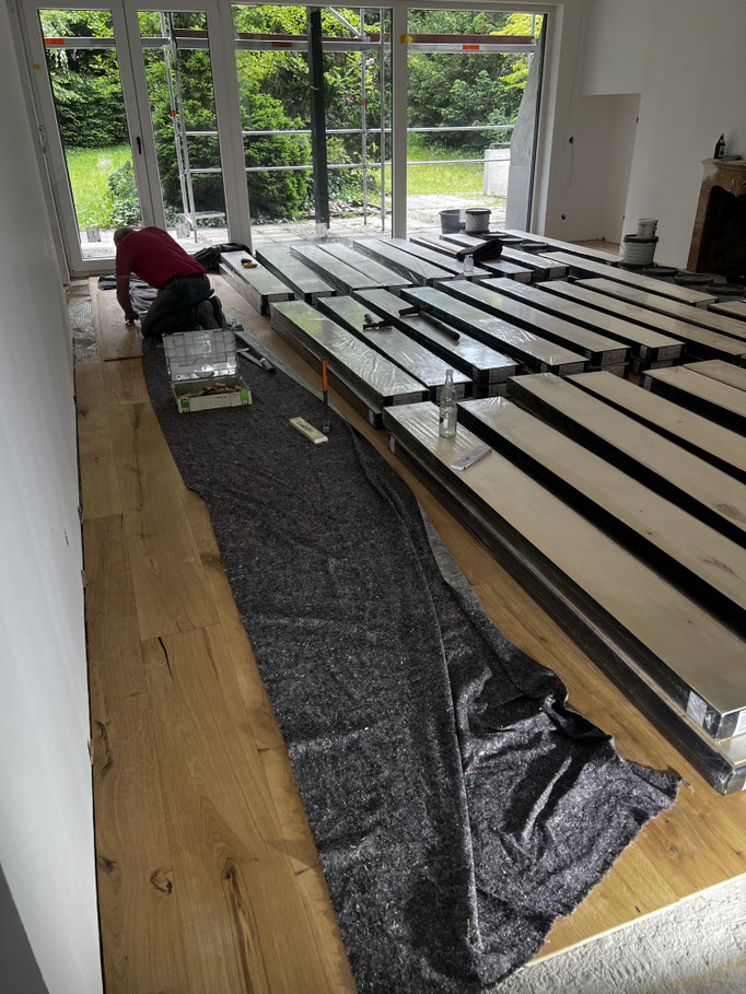 Die Holzwerft Parkett verlegen