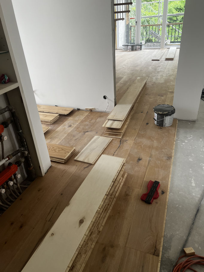 Die Holzwerft Parkett verlegen