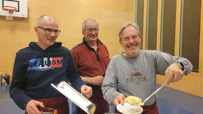 Die Männer der Vorstandsdamen haben die Frauen bekocht